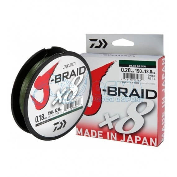 J-Braid X8 0,35 mm 300 mt