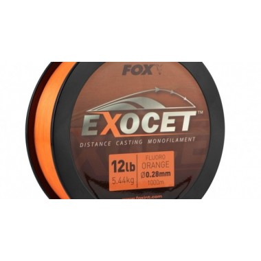 Exocet Fluoro 12lb  Orange Mono 0.30mm