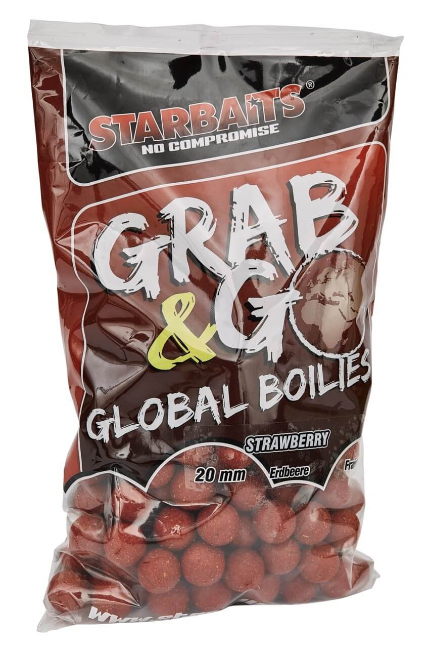 Grab & Go Strawberry Jam Boilies 1 kg 14mm