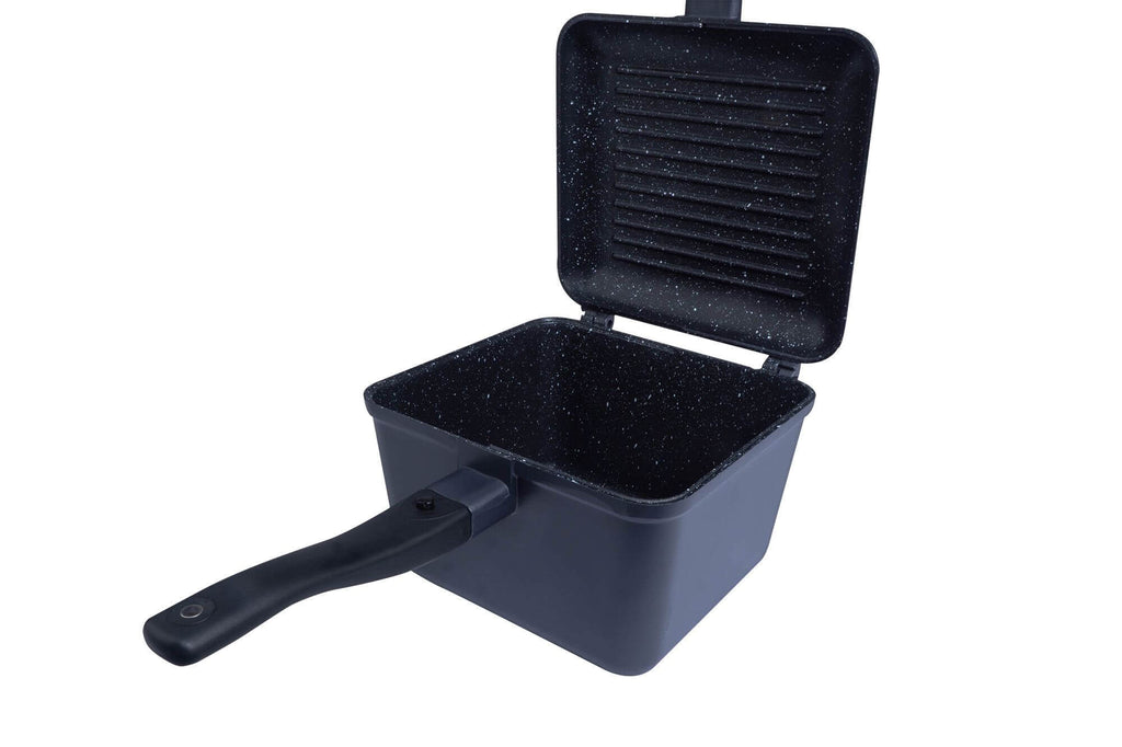 Connect deep pan & griddle XL Granite Edition