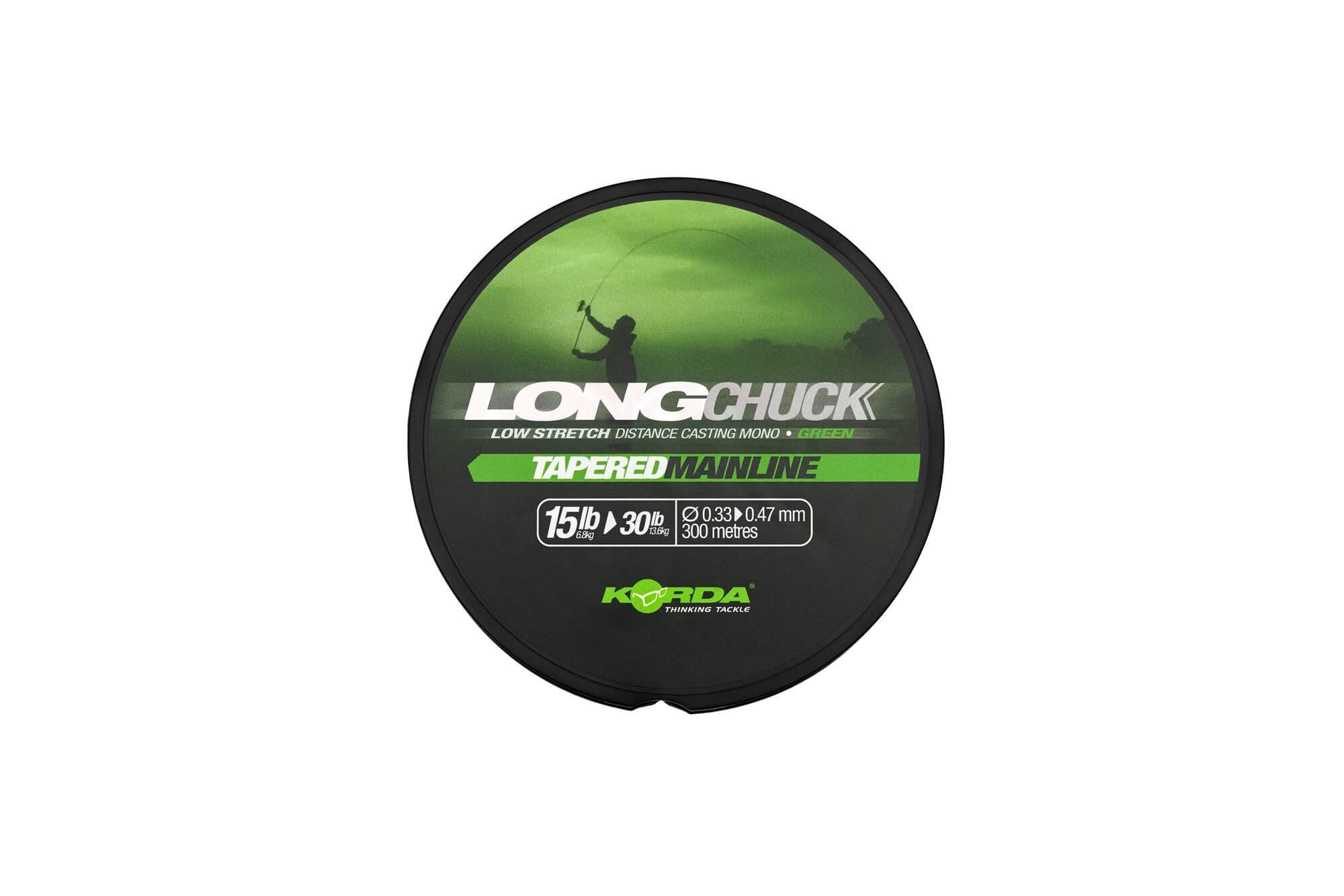 LongChuck tapered mainline green 15-30lb