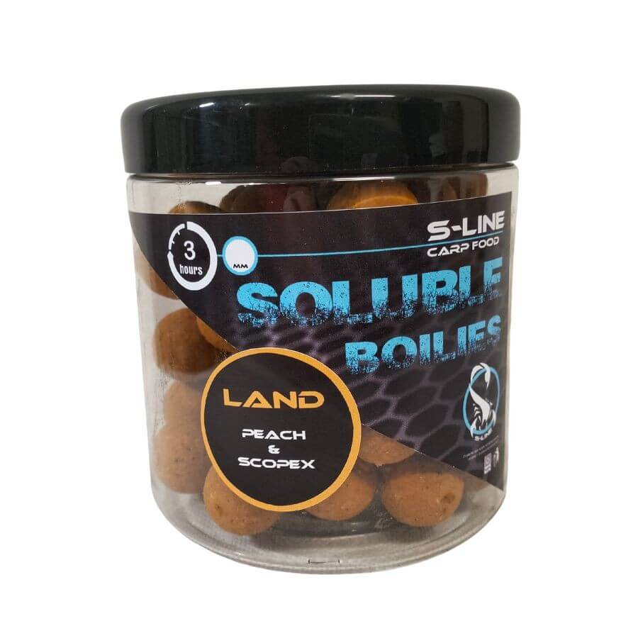 Orange Soluble boiles Land 20mm 300gr (Peach&Scopex)