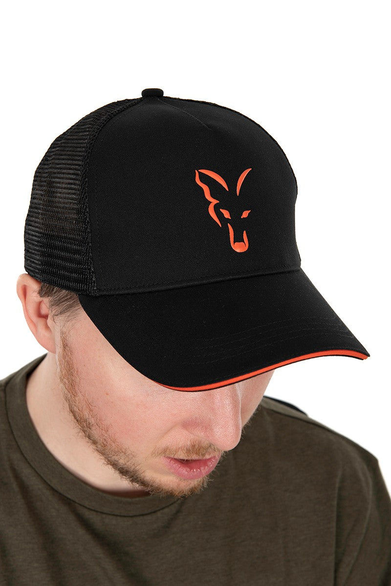 Collection Trucker Cap Black Orange