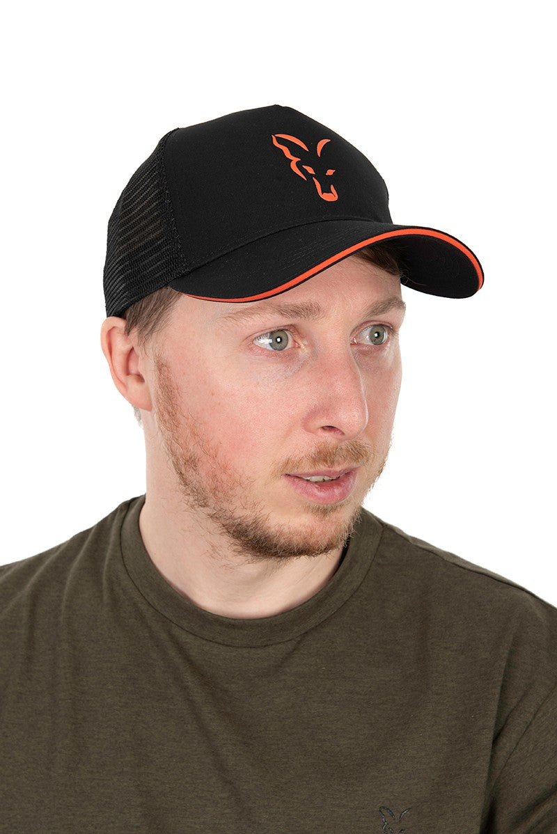 Collection Trucker Cap Black Orange