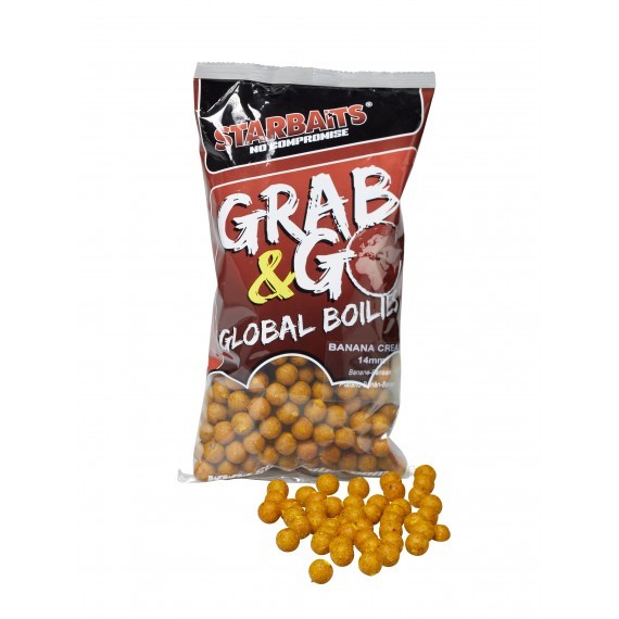 Grab & Go Banana Cream Boilies 1 kg 20mm