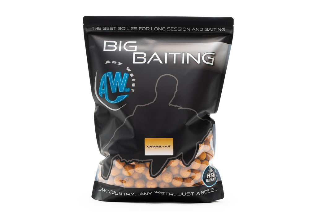 Big Baiting Boilies - Caramel Nut 20 mm