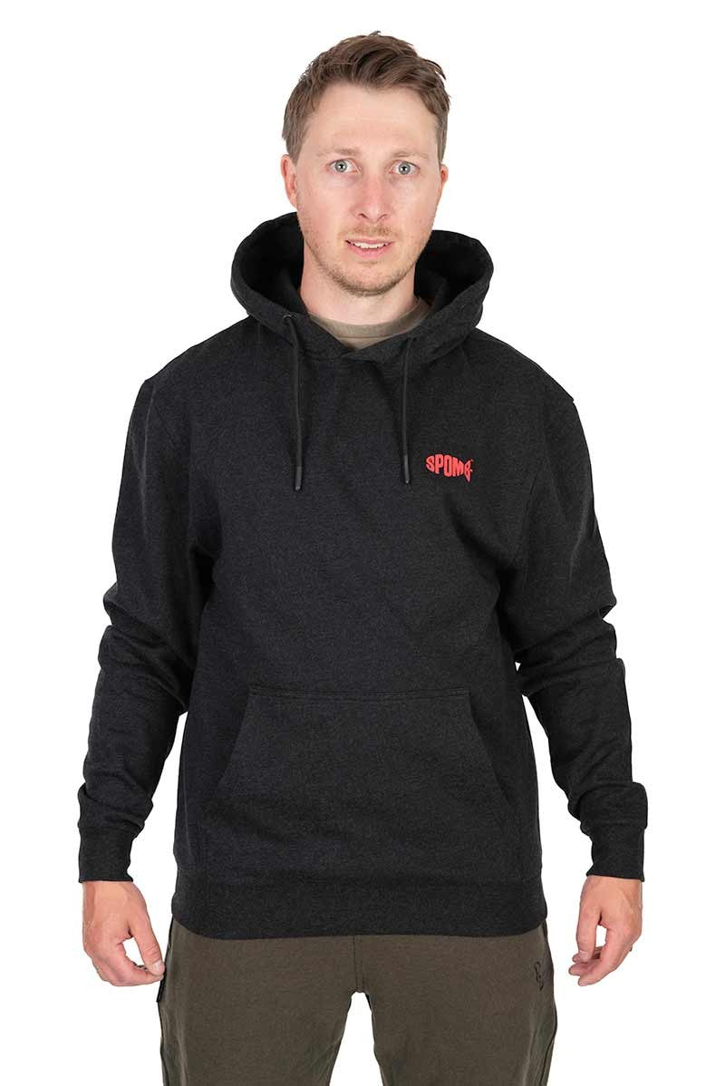 Pullover Hoody Black Marl