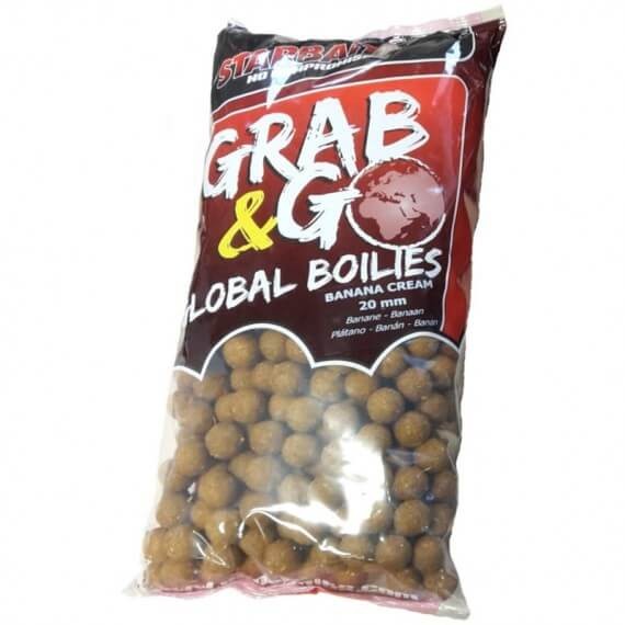 Grab & Go Boilies Banana Cream 10kg 14mm