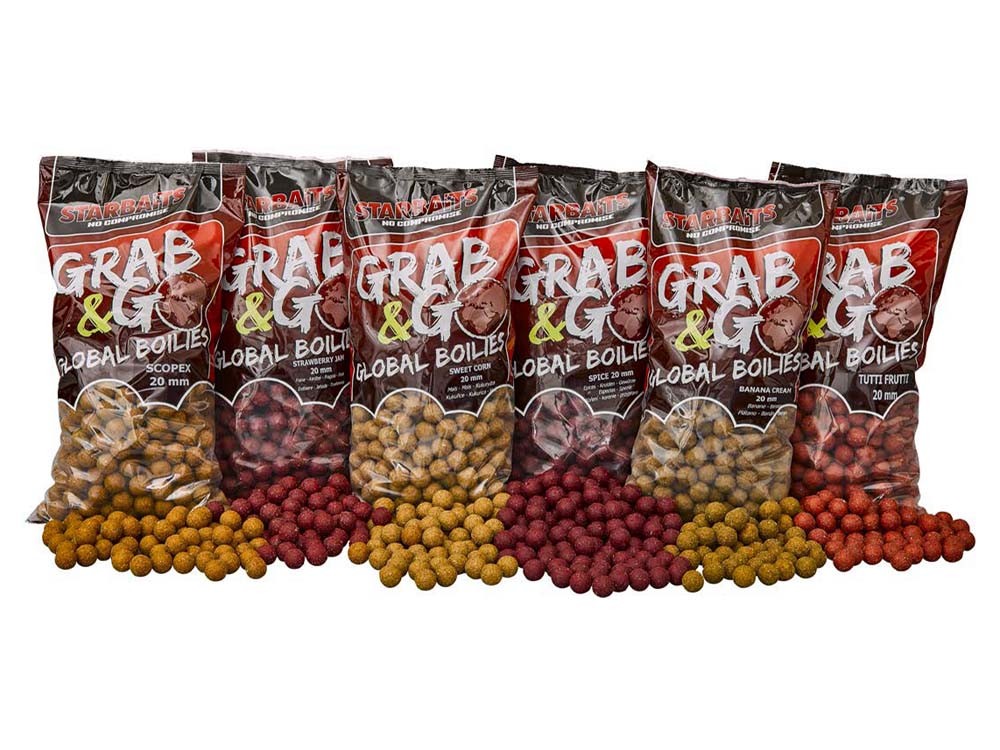 Grab & Go Boilies Banana Cream 10kg 14mm