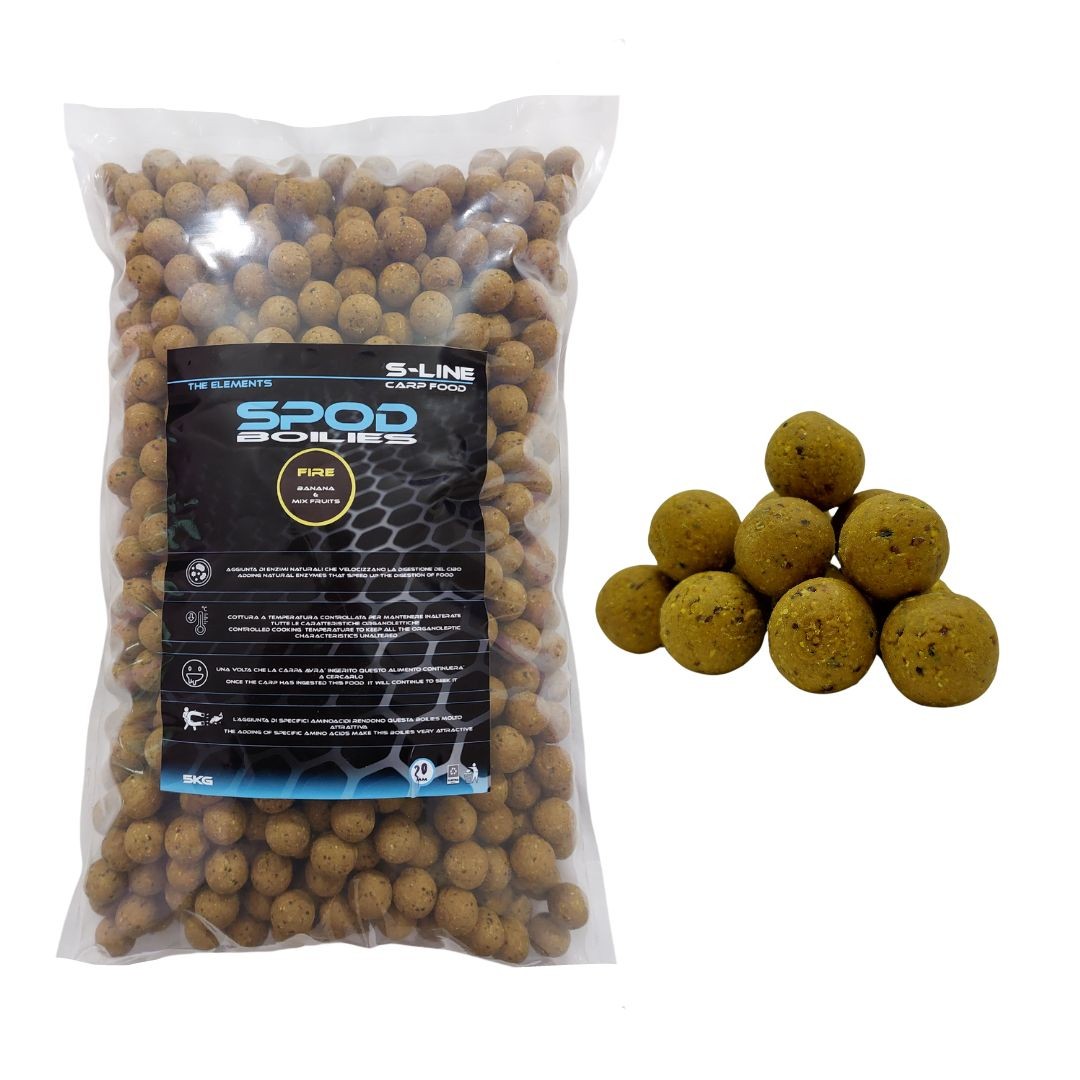 Spod Boilies 20 mm Fire
