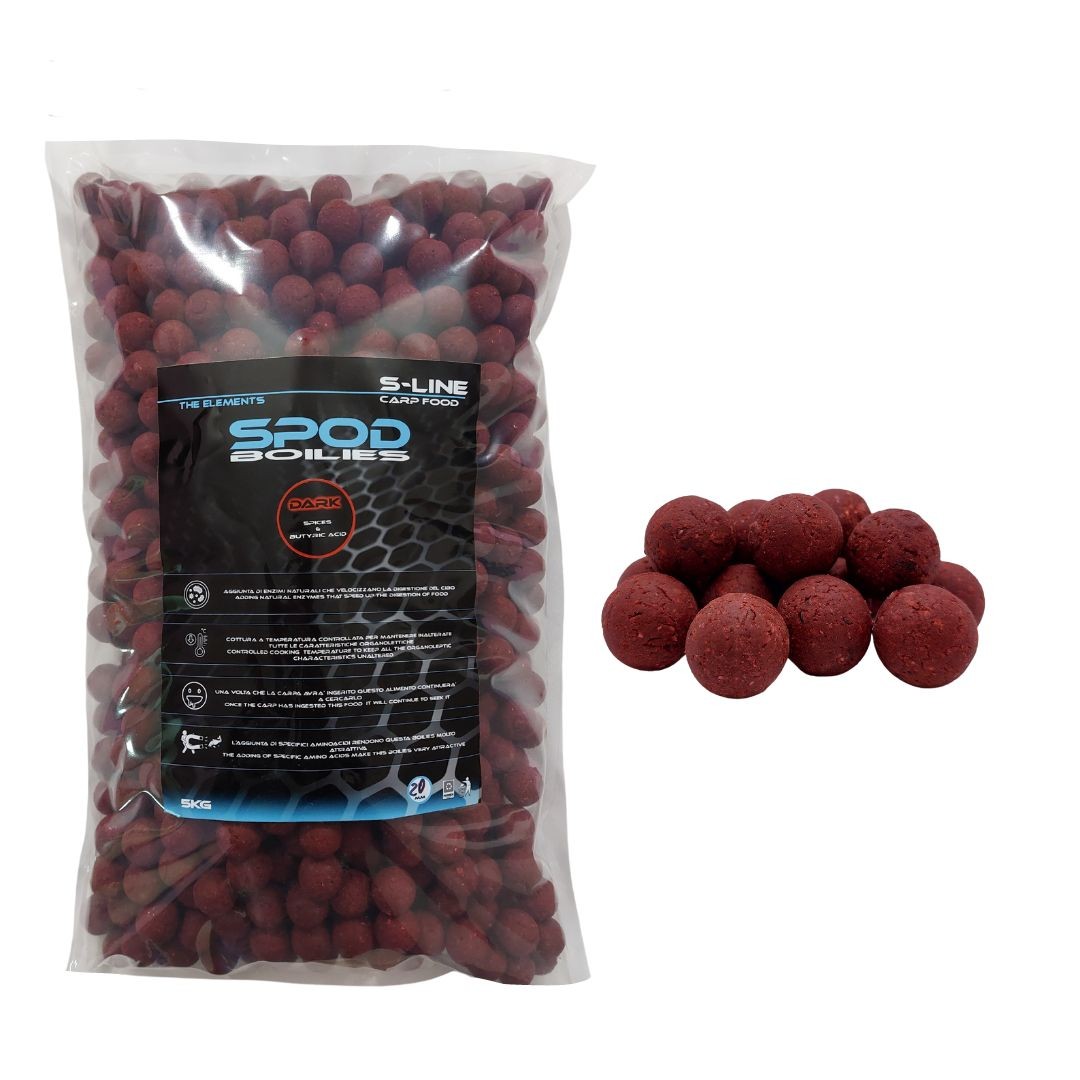 Spod Boilies 20 mm Dark