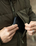 Insulated Hooded Jacket Olive