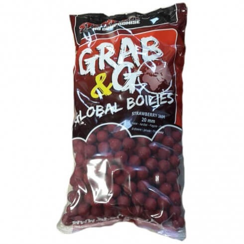 Grab & Go Strawberry Boilies 5kg 20mm