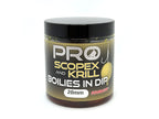 Boilies in Dip Scopex Krill 150g 20mm