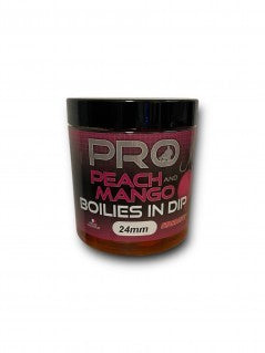 Boilies in Dip Peach & Mango 150g 20mm