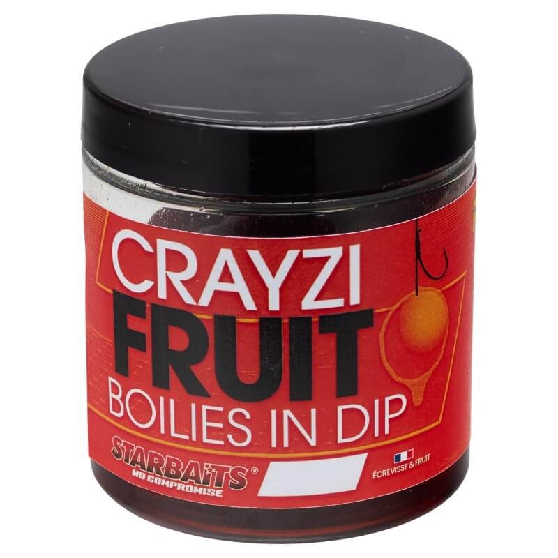 Boilies in Dip Crayzi Fruit 150g 20mm