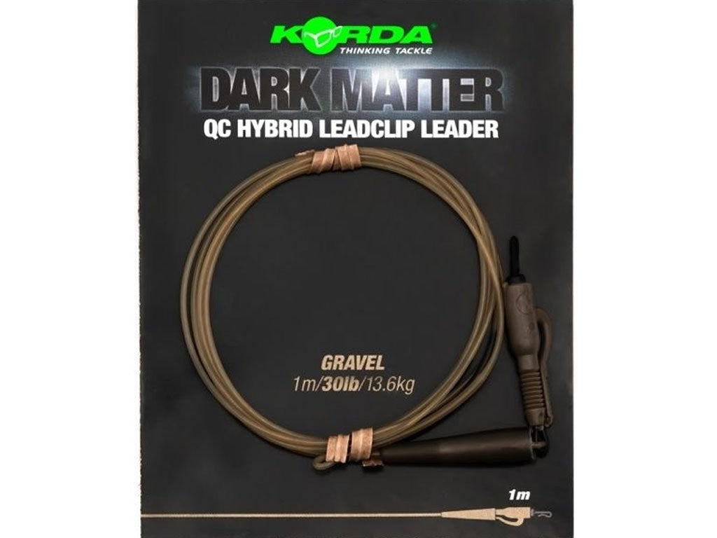 Dark Matter QC Hybrid Lead Clip Leader Gravel 1m