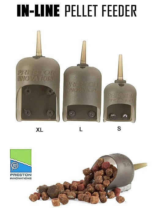IN-LINE PELLET FEEDERS - LARGE 40g cod. PFI/L40