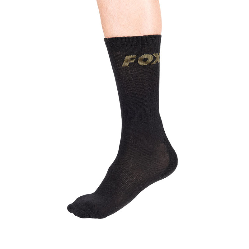 3 Pack Socks Black
