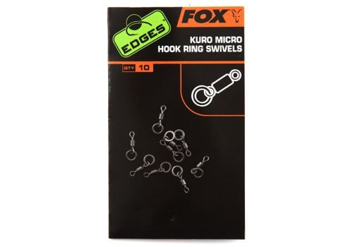 Edges Kuro micro hook ring swivels x 10
