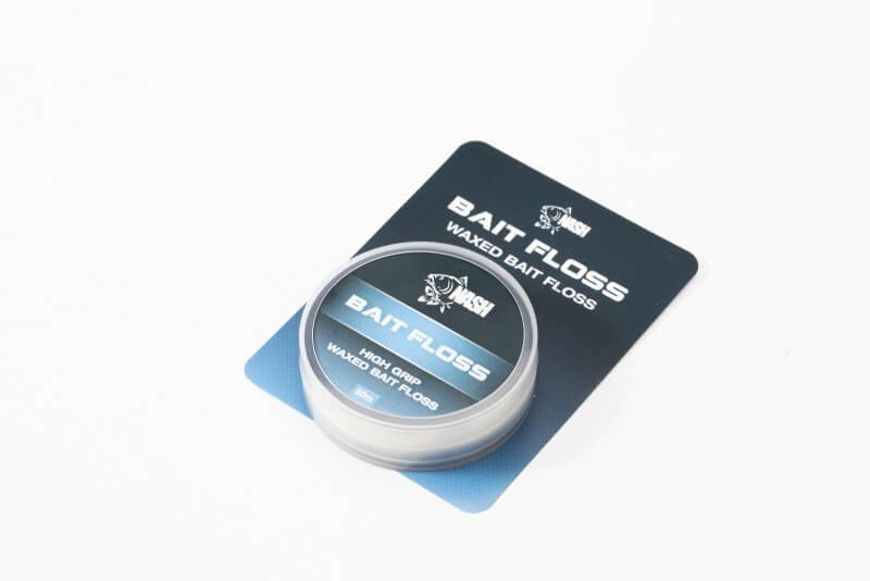 Waxed bait floss