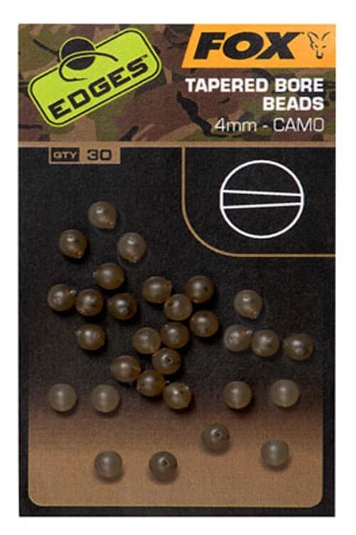 Camo Tapered Bore Bead 4mm x 30