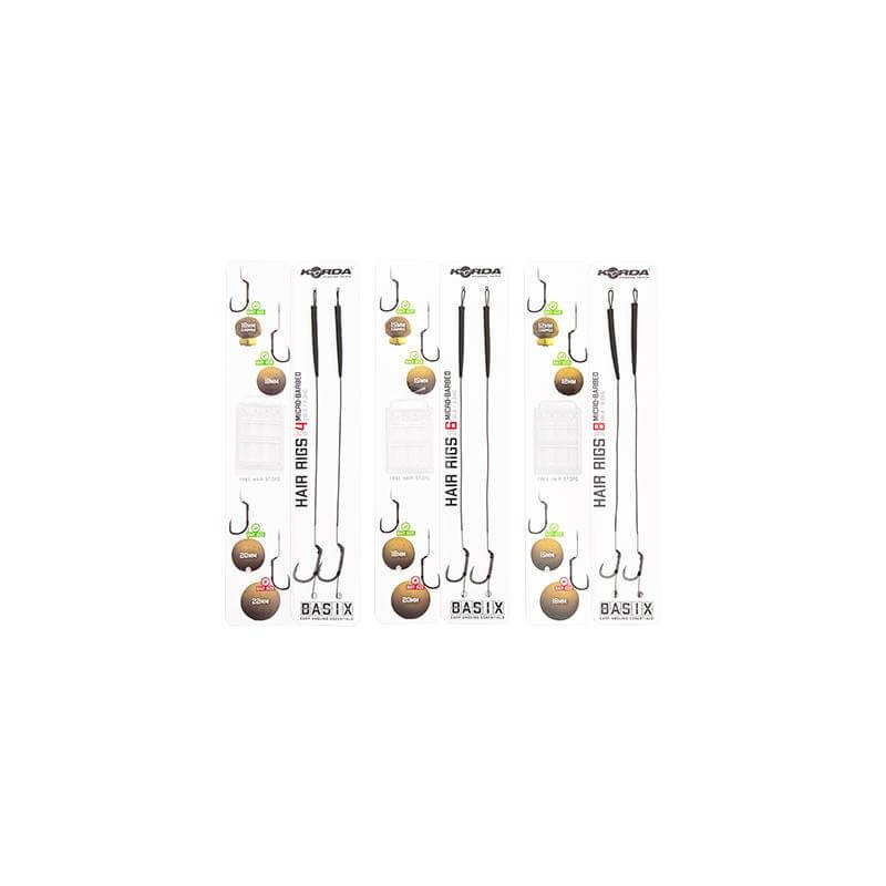 Hair Rigs Wide Gape Basix