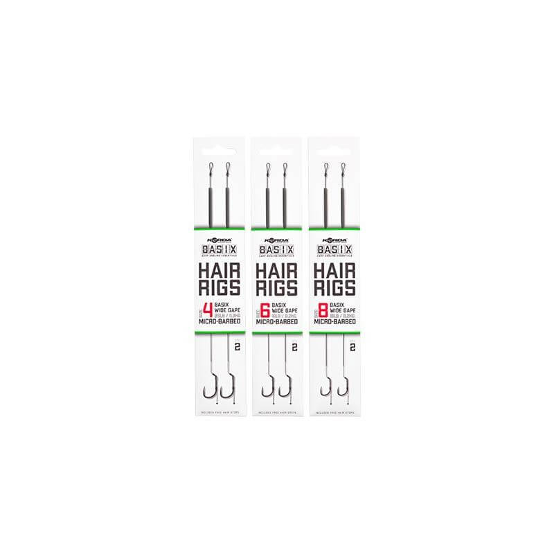 Hair Rigs Wide Gape Basix