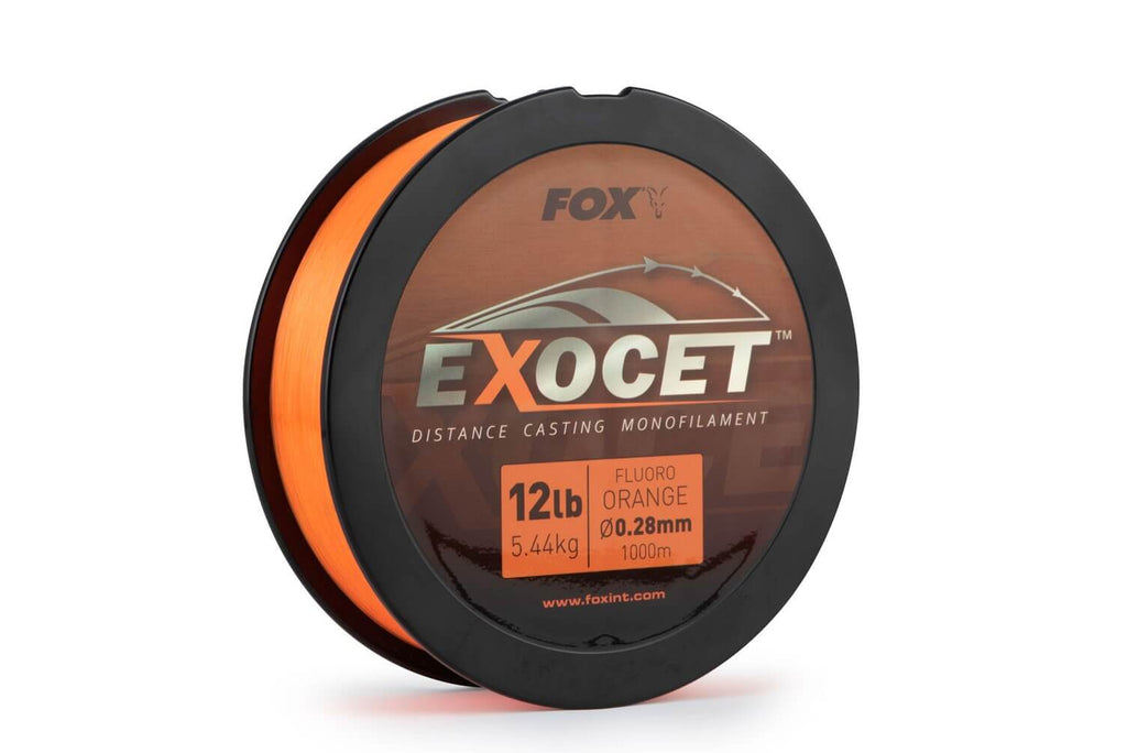 Exocet Fluoro 18lb Orange Mono 0.35mm