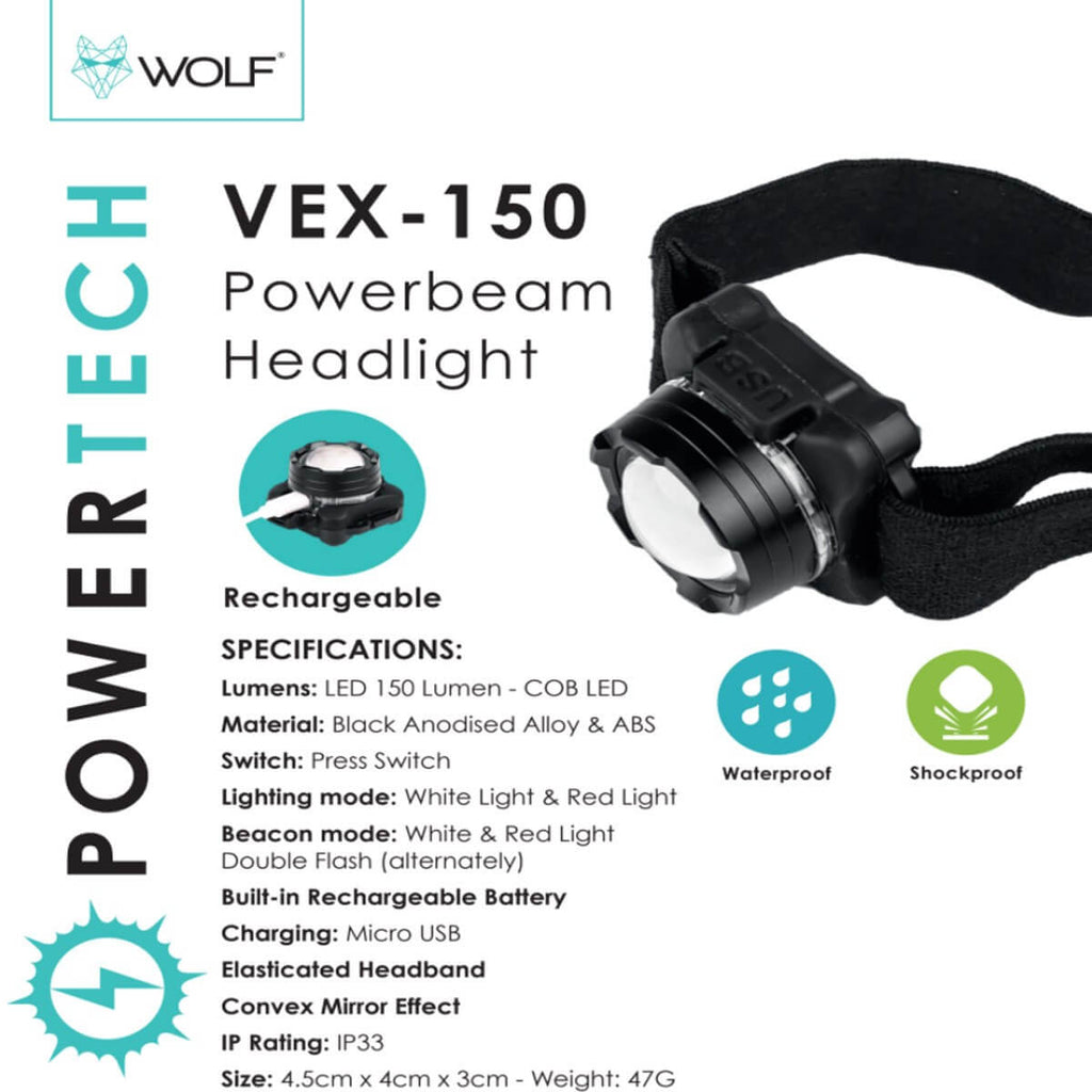 VEX - 150 Powerbeam Headlight