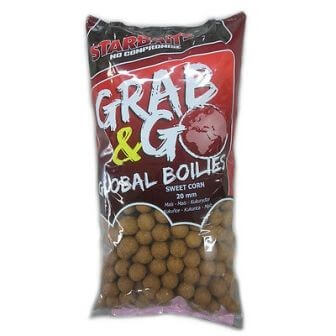 Grab & Go Sweet Corn Boilies 10 kg 20 mm