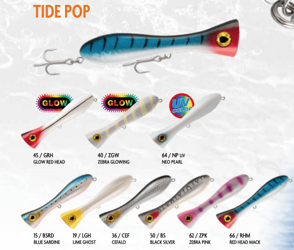 Popper Tidepop Floating BSRD 14 cm 37,5 grammi