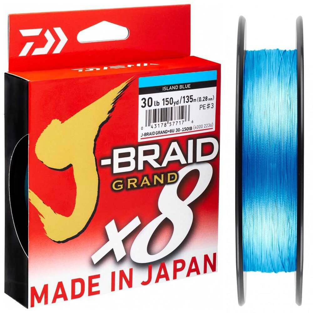 J-Braid Grand 0,18mm 135m Island Blue