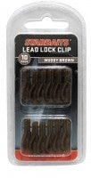 Lead Lock Clip Brown
