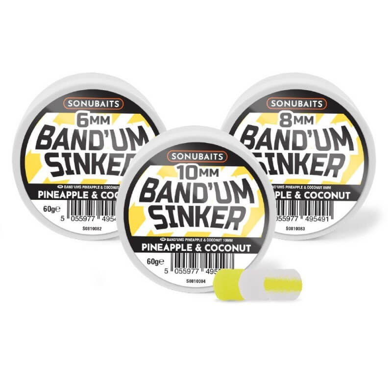 Band'um Sinker Pineapple & Coconut 6mm
