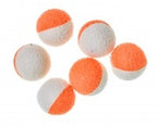 Two-Tone Balls 10mm Orange/White