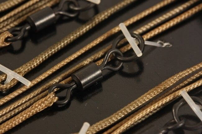 Leadcore leader Ring Swivel 3 per pack