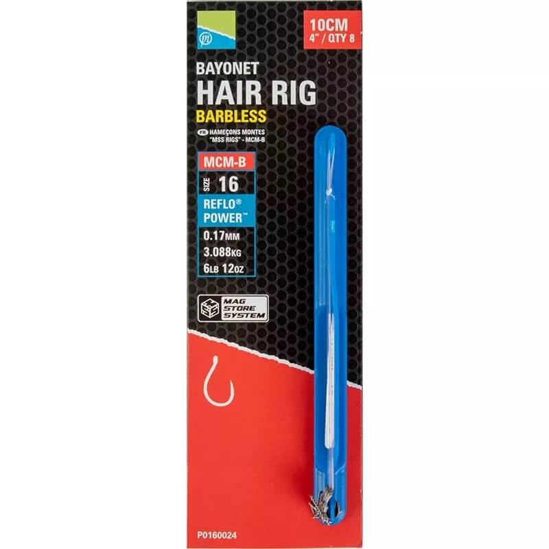 Bayonet Hair Rig Barbless Size 16