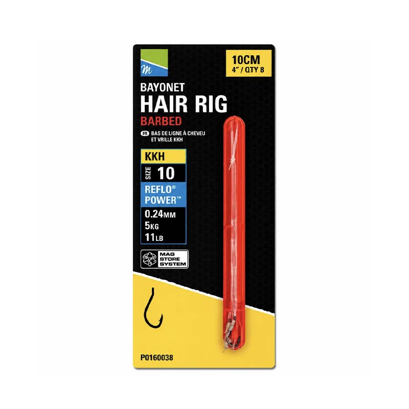 Bayonet Hair Rig Barbed 4'' KKH 12