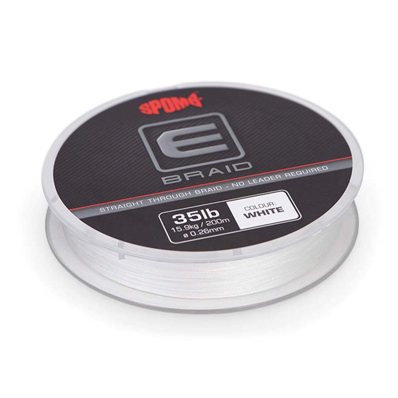 'E' Braid 0.26mm 35lb White