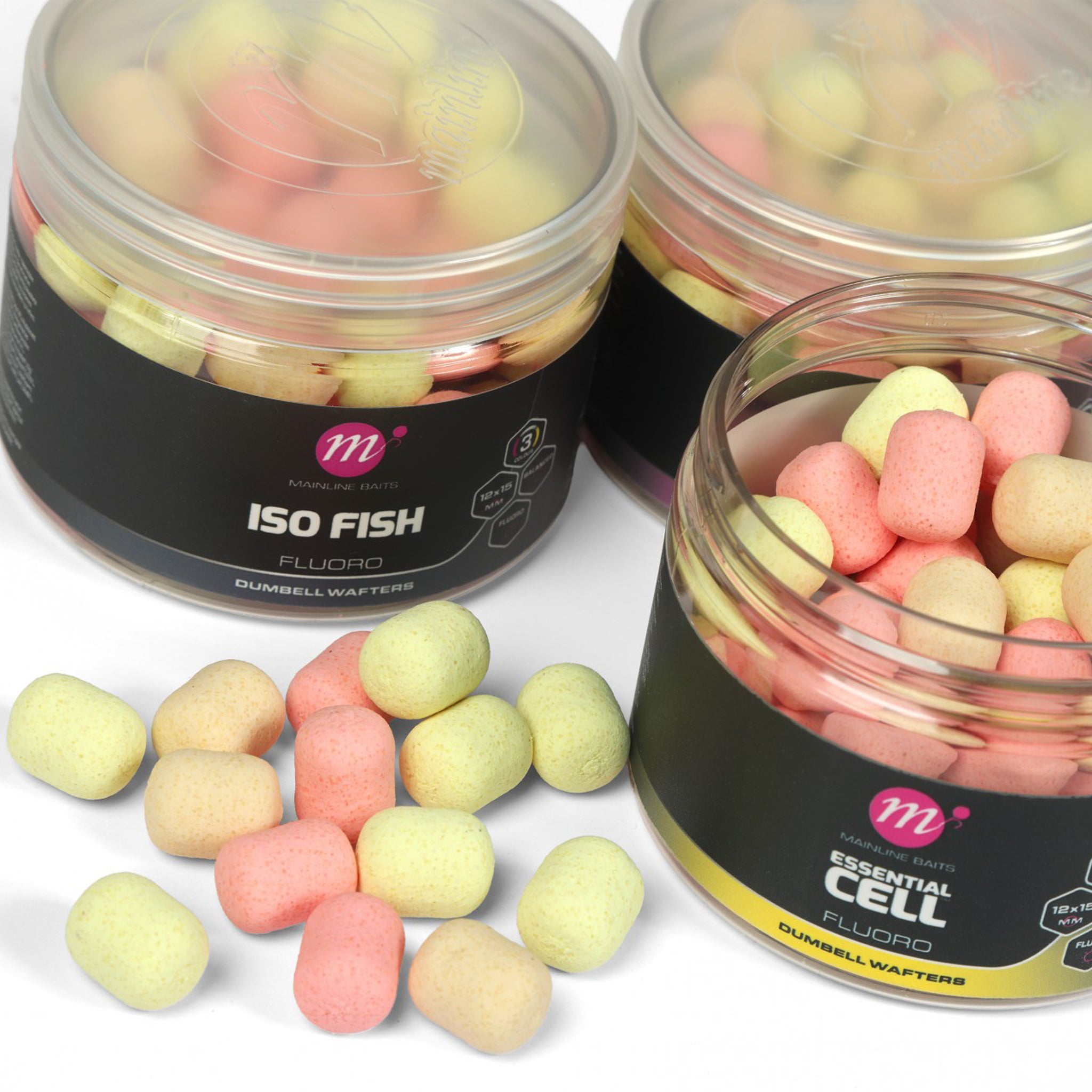 Essential Cell Fluoro Dumbell Wafters 12x15mm