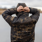 Insulated Hooded Jacket Dark Kamo