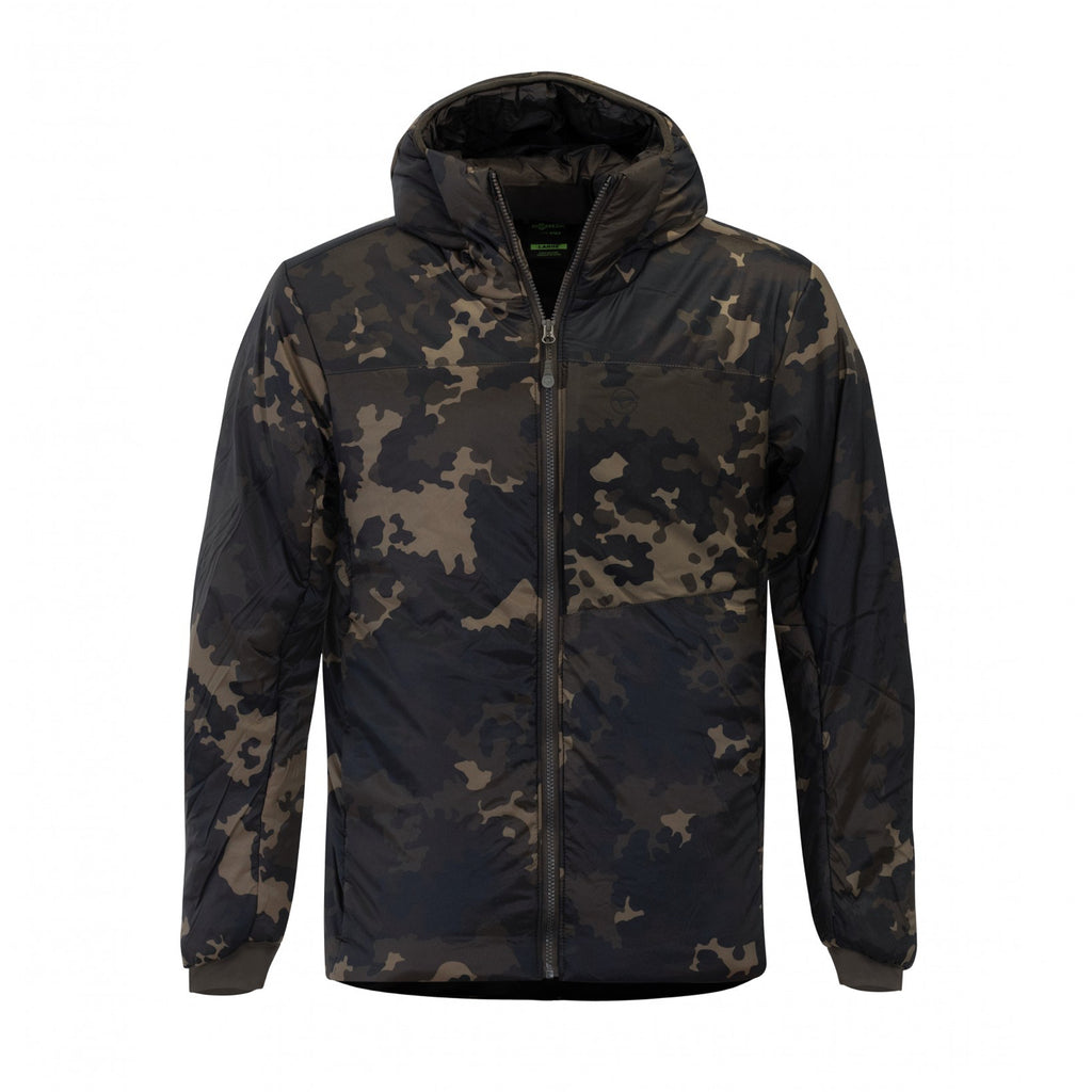 Insulated Hooded Jacket Dark Kamo