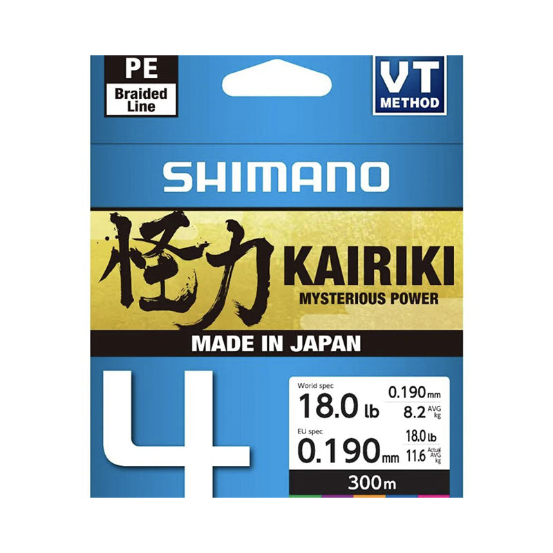 Kairiki 4 300m 0.19mm Multi Color