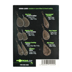Square Pear Inline Blister (2 pcs) Brown