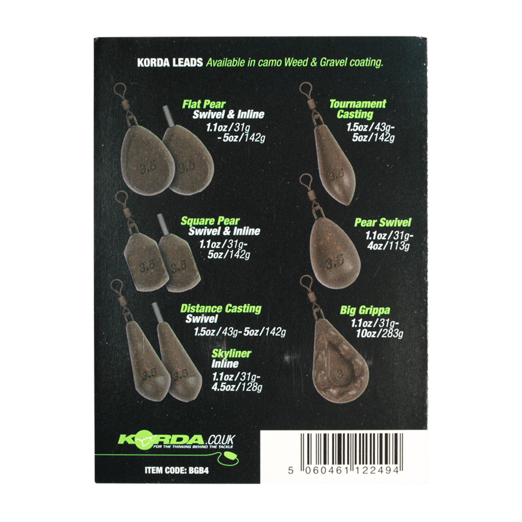 Square Pear Inline Blister (2 pcs) Brown