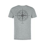Compass Tee | Heather Grey