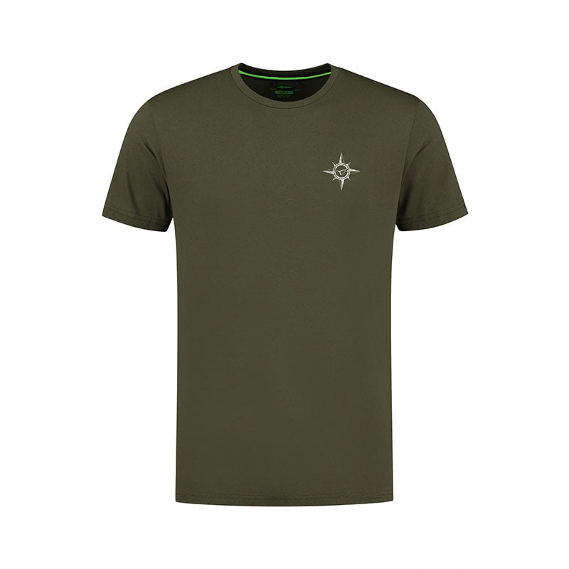 Compass Tee | Dark Olive