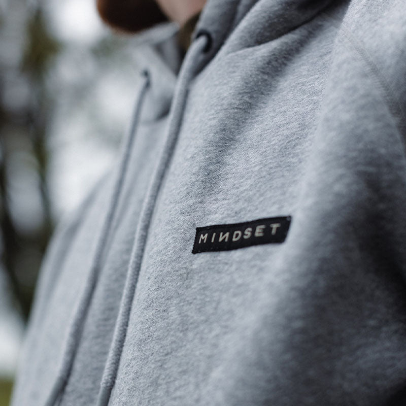 Mindset Patch Hoodie Heather Grey