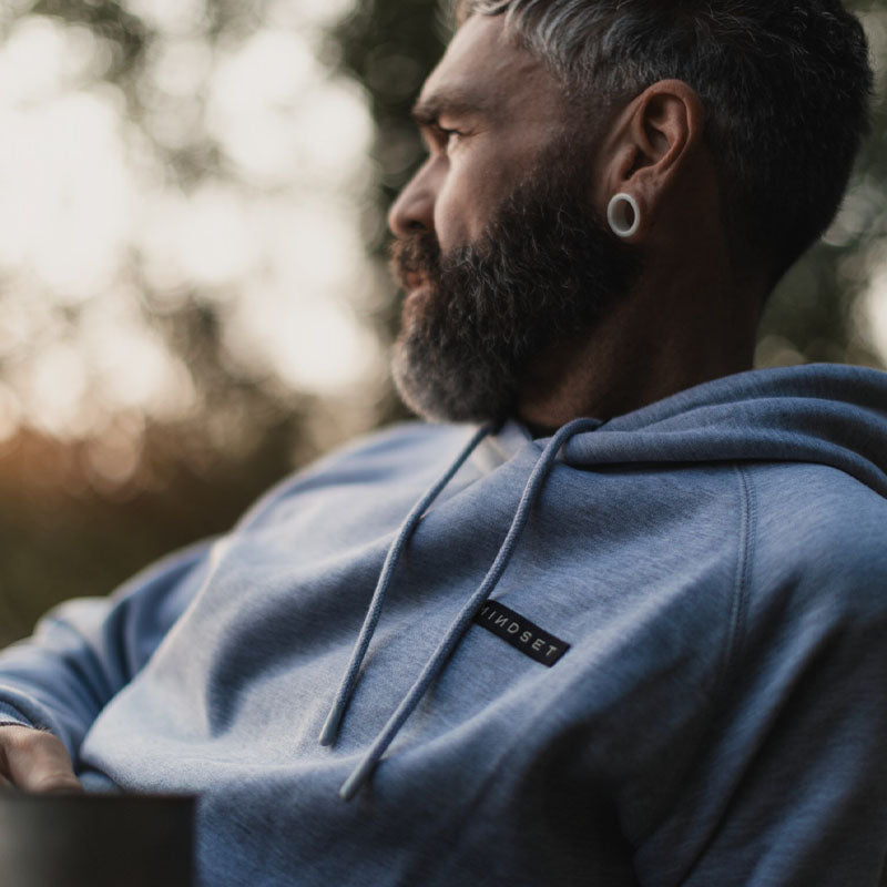Mindset Patch Hoodie Heather Grey